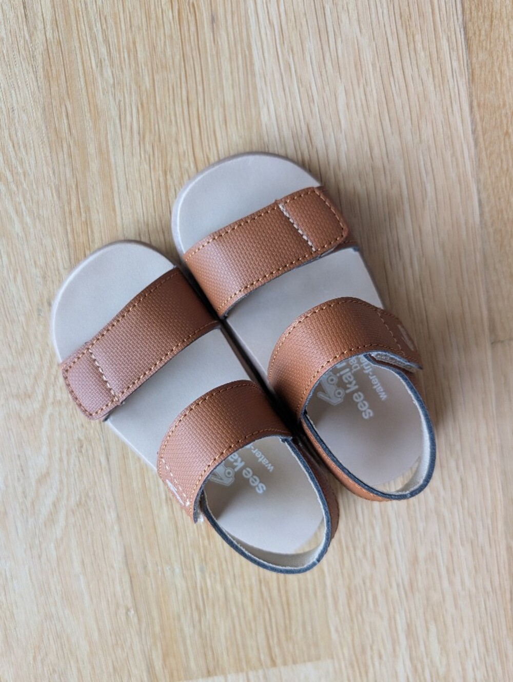 Brown Velcro Sandals